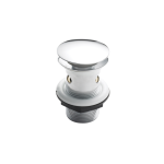 Easyclean Push Button Plug Basin Waste Slotted