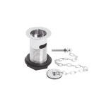 Basin Waste With Brass Plug & Link Chain