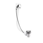 Pop Up Bath Waste /Overflow - upto 10mm thick