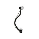 Economy Pop Up Bath Waste Overflow upto 9mm thick