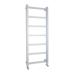 1200*450mm Eton Heated Towel Rail with square tubes, Chrome, Btu/Hr 874
