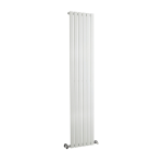 Satin White  Single Panel H1800 x W354mm- 2922 Btu/Hr