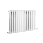 Salvia Gloss White  Double Panel H635 x W863mm - 3964 Btu/Hr