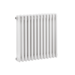 600*600mm Gloss White Triple Panel traditional radiator, Horizontal, Btu/Hr 3242