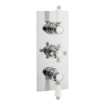 Victorian  Twin Thermostatic Shower Valve With Diverter-2 outlet
