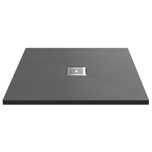 900mm x 900mm Grey Slate Shower Tray
