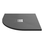 900mm x 900mm Grey Slate Shower Tray