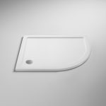 900mm x 760mm Slip Resistant Shower Tray - Right