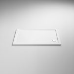 1000mm x 760mm Gloss White Shower Tray