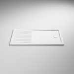 1400mm x 800mm Gloss White Wetroom Tray