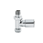 Round Modern Radiator Valves Straight