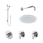 2 Outlet Round Arvan  Bundle With Stop Tap & Diverter