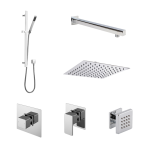 3 Outlet Square Windon  Bundle With Stop Taps