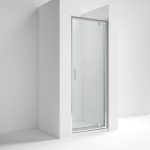 Rene 6mm chrome Pivot Door