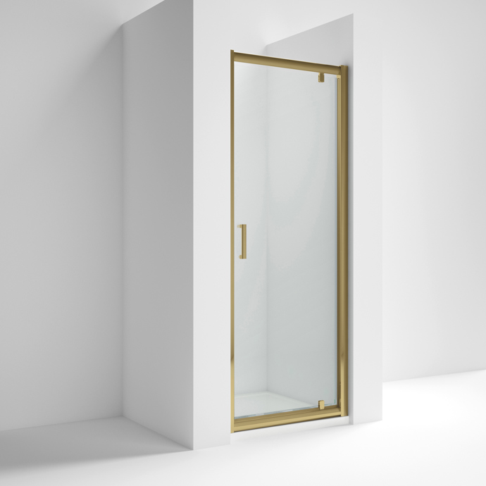 SMPD76BB-E6-nuie-web.jpg Rene 6mm Brushed Brass Pivot Door - Image 1