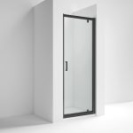 Rene 6mm Black Pivot Door