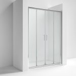 Rene 6mm chrome Double Sliding Door