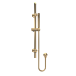 Brushed Brass Round Slide Rail Kit Brass/ABS  H740mm
