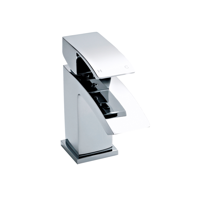 TSI305-nuie-web.png Vibe Mini Mono Basin Mixer With Push Button Waste - Image 1