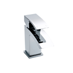 Vibe Mini Mono Basin Mixer With Push Button Waste