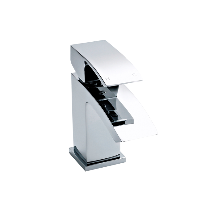 TSI315-nuie-web.png Vibe Mini Mono Basin Mixer With Push Button Waste - Image 1