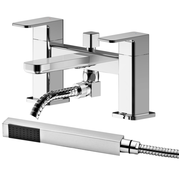 Windon Chrome Bath Shower Mixer With Kit