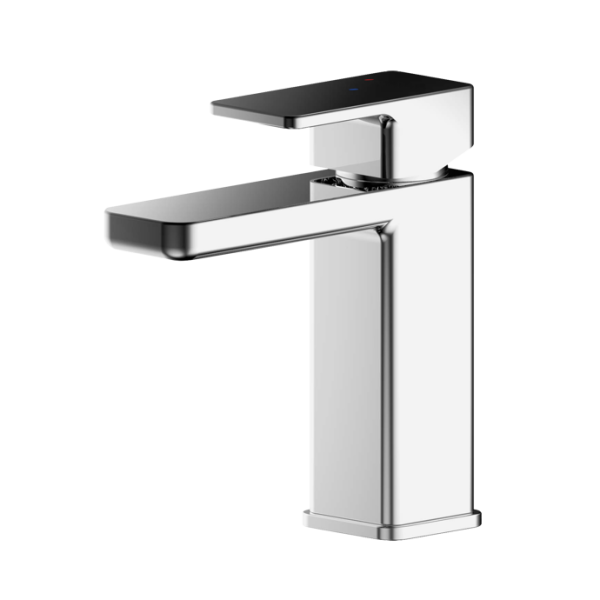 Windon Chrome Eco Mono Basin Mixer With Push Button Waste