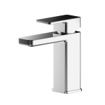 Windon Chrome Mini Mono Basin Mixer With Push Button Waste