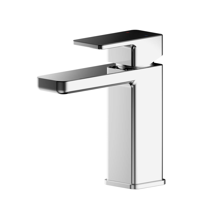 WIN315-nuie-web.png Windon Chrome Mini Mono Basin Mixer With Push Button Waste - Image 1