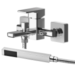 Windon Chrome Bath Shower Mixer Wall Mounted with Kit