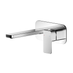 Windon Chrome 2TH Basin Mixer Wall Mounted With Plate