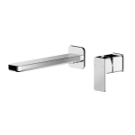 Windon Chrome 2TH Basin Mixer Wall Mounted Without Plate