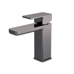 Windon Brushed Pewter  Mono Basin Mixer With Push Button Waste