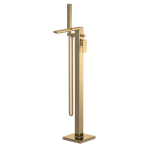 Windon Brushed Brass Bath Shower Mixer Freestanding With Kit