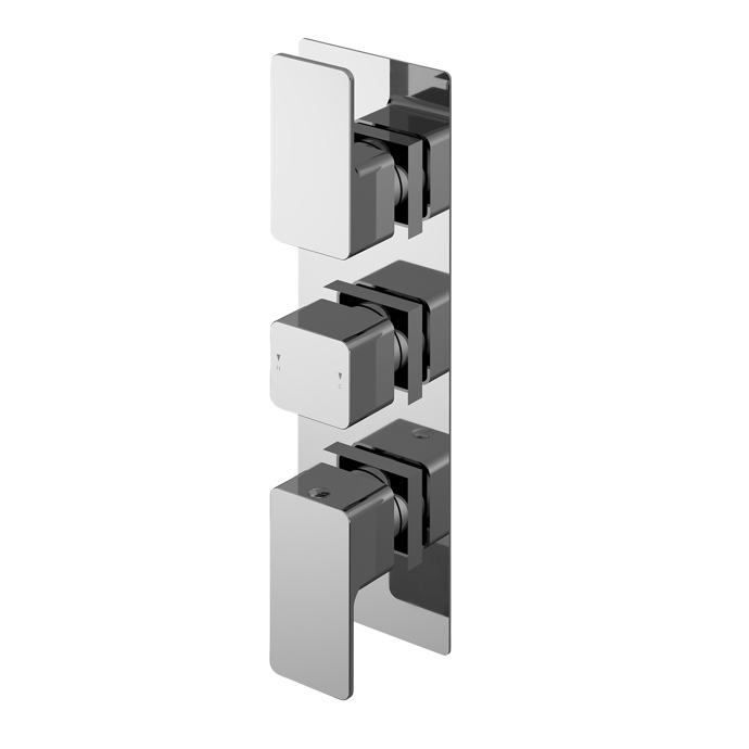WINTR03-nuie-web.png Windon Chrome Triple Thermostatic Shower Valve With Diverter-3 outlet - Image 1