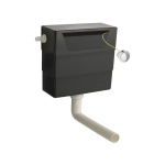 Dual Flush Concealed WC Cistern, Side Inlet, with Modern Dual Flush Button