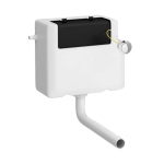 Dual Flush Concealed WC Cistern, Side or Bottom Inlet, With Modern Dual Flush Button