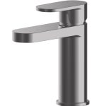 Binsey Brushed Pewter   Mono Basin Mixer With Push Button Waste