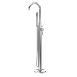 Aztec Chrome Freestanding Bath Shower Mixer With Kit