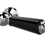 Black Ceramic WC Lever