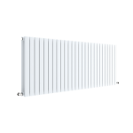 Satin White  Double Panel H600 x W1572mm - 7081 Btu/Hr