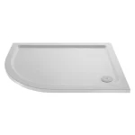 900mm x 760mm Slip Resistant Shower Tray - Left