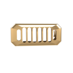 Brushed Brass Overflow for Carlton Basins
