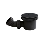 90mm 90 degree Waste Black Cover