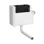 Dual Flush Concealed WC Cistern,Bottom Inlet, With Modern Dual Flush Button