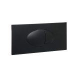 Black Large Dual Flush Plate & Access Panel For Use With Cistern003W & Cistern002W