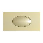 Brass Large Dual Flush Plate & Access Panel For Use With Cistern003W & Cistern002W