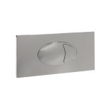 Chrome Large Dual Flush Plate & Access Panel For Use With Cistern003W & Cistern002W