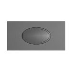 Gunmetal Large Dual Flush Plate & Access Panel For Use With Cistern003W & Cistern002W