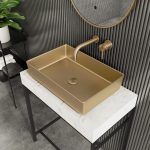 Core Metal Countertop Basin Brushed Brass